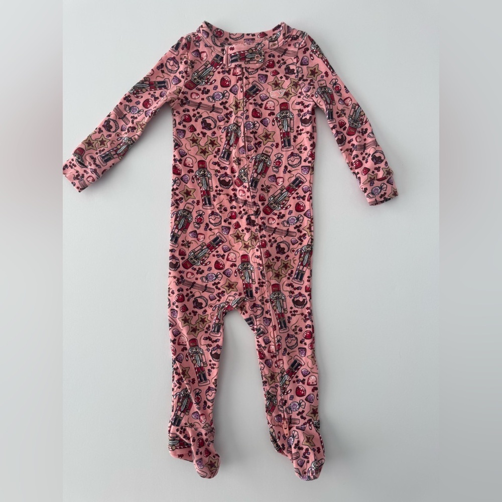 Vineyard Vines Baby Girl Nutcracker Holiday Footie Size 3-5M